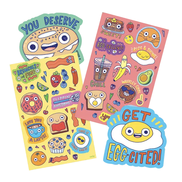 Scented Scratch Stickers - Brunch Buddies