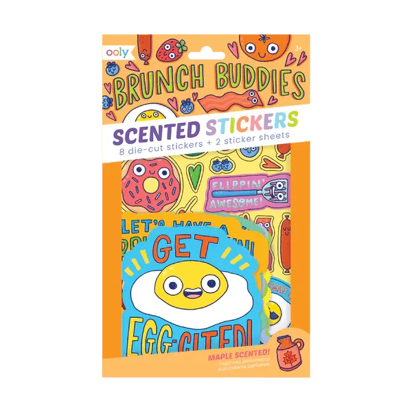 Scented Scratch Stickers - Brunch Buddies