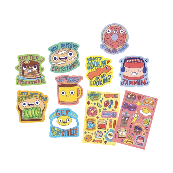 Scented Scratch Stickers - Brunch Buddies