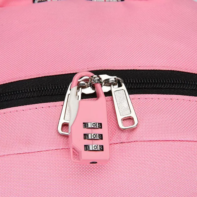 School Backpack With USB Charging Port Anti-Theft