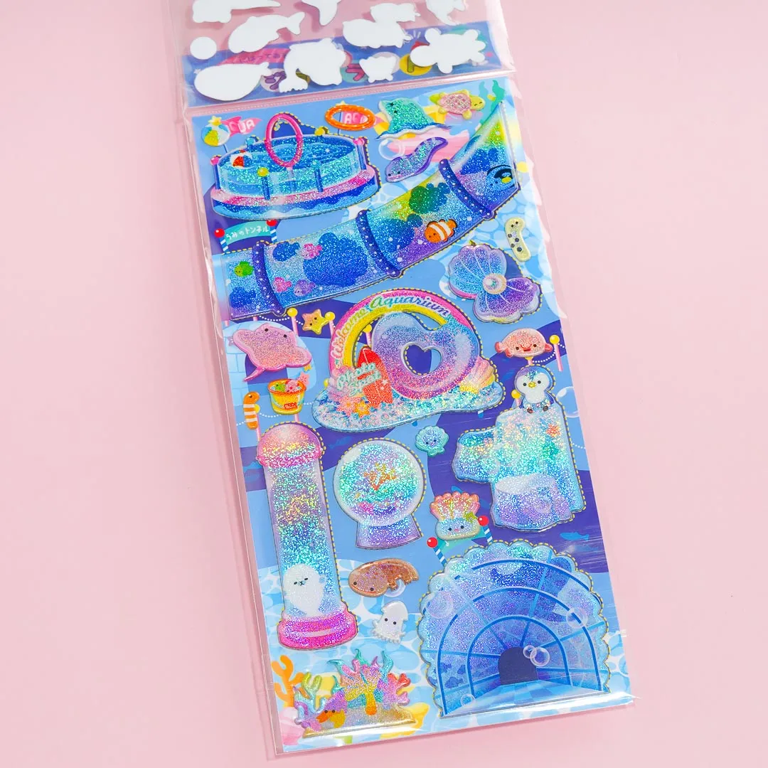 Sea Animals Glittery Sticker Set