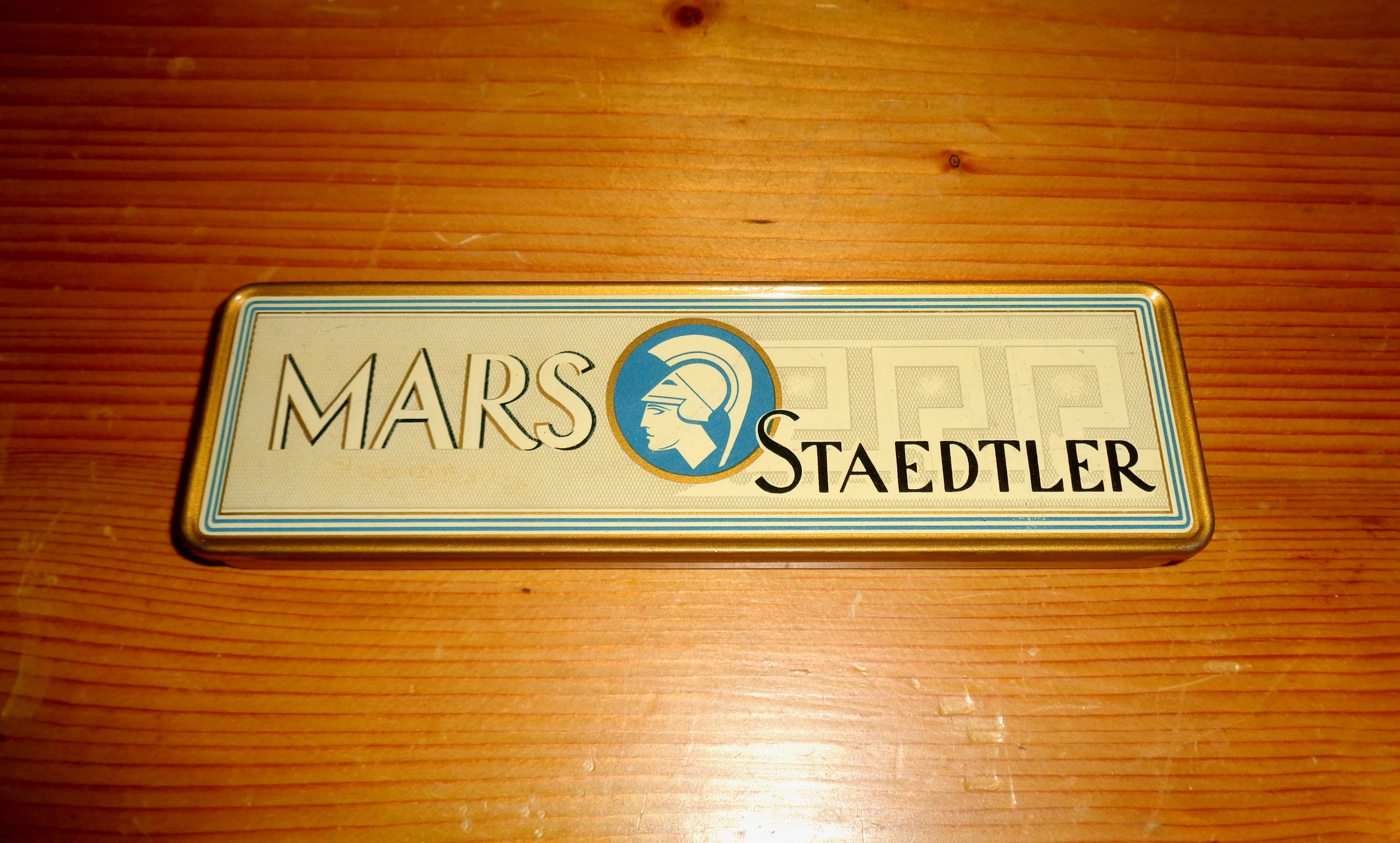 Set Of 12 Vintage Staedtler Mars Lumograph K3 And K4 No. 2886 Pencils In Tin Case