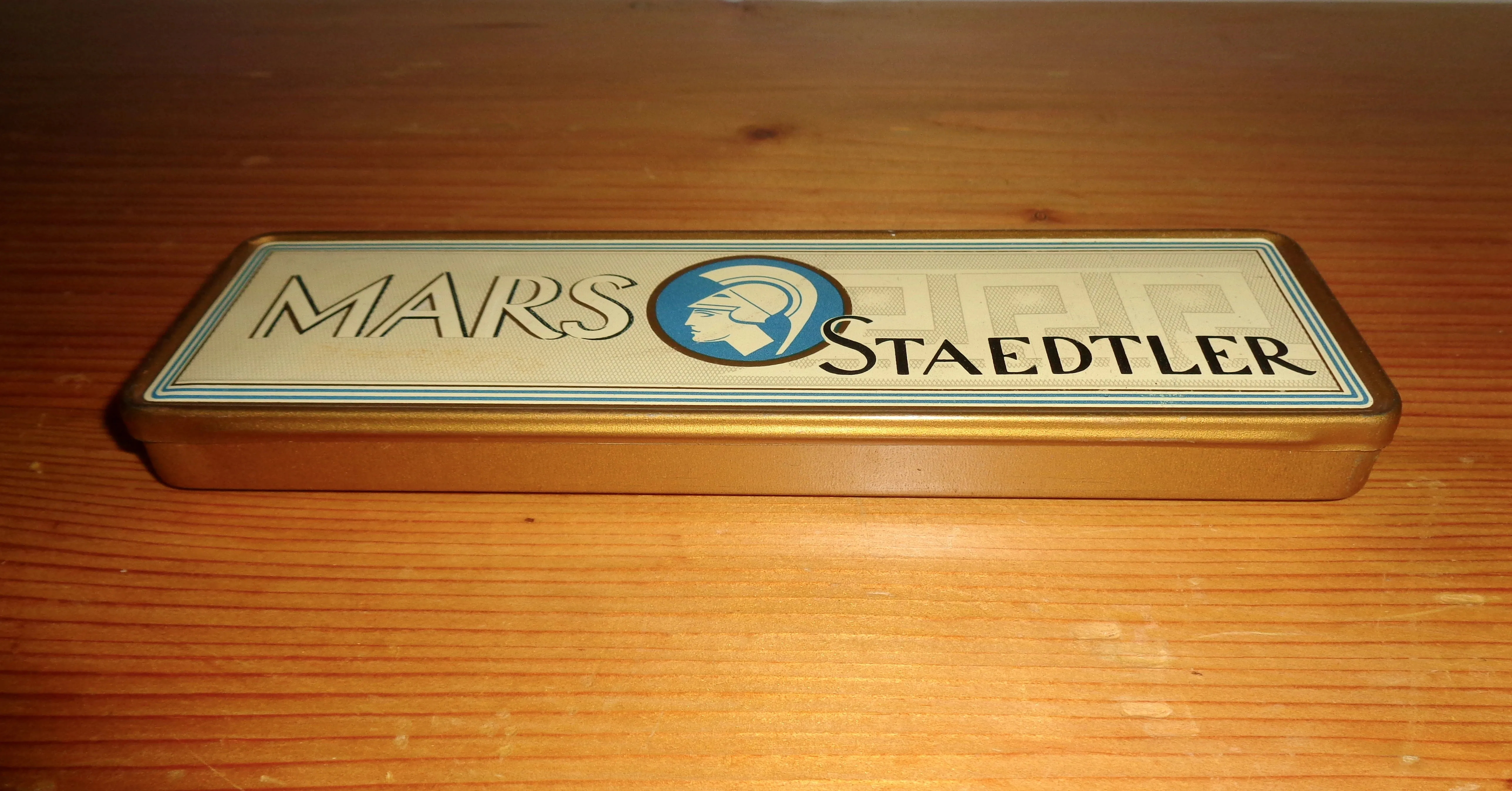 Set Of 12 Vintage Staedtler Mars Lumograph K3 And K4 No. 2886 Pencils In Tin Case