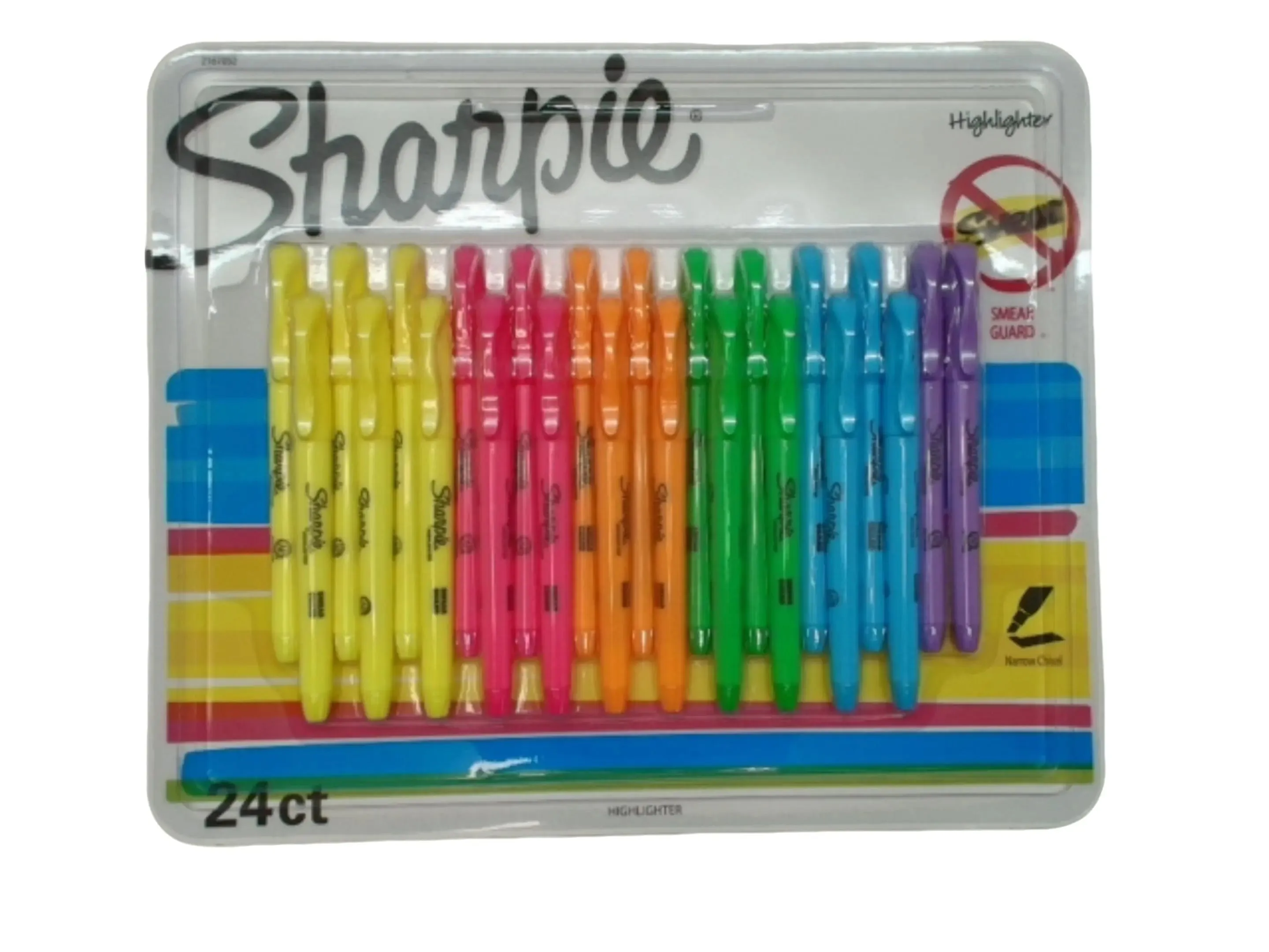 Sharpie Highlighters 24pk. Ass't Colours (or $0.99ea.)