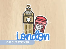 Special London Die Cut Sticker