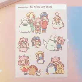 Spy Family Cute Sticker Sheet