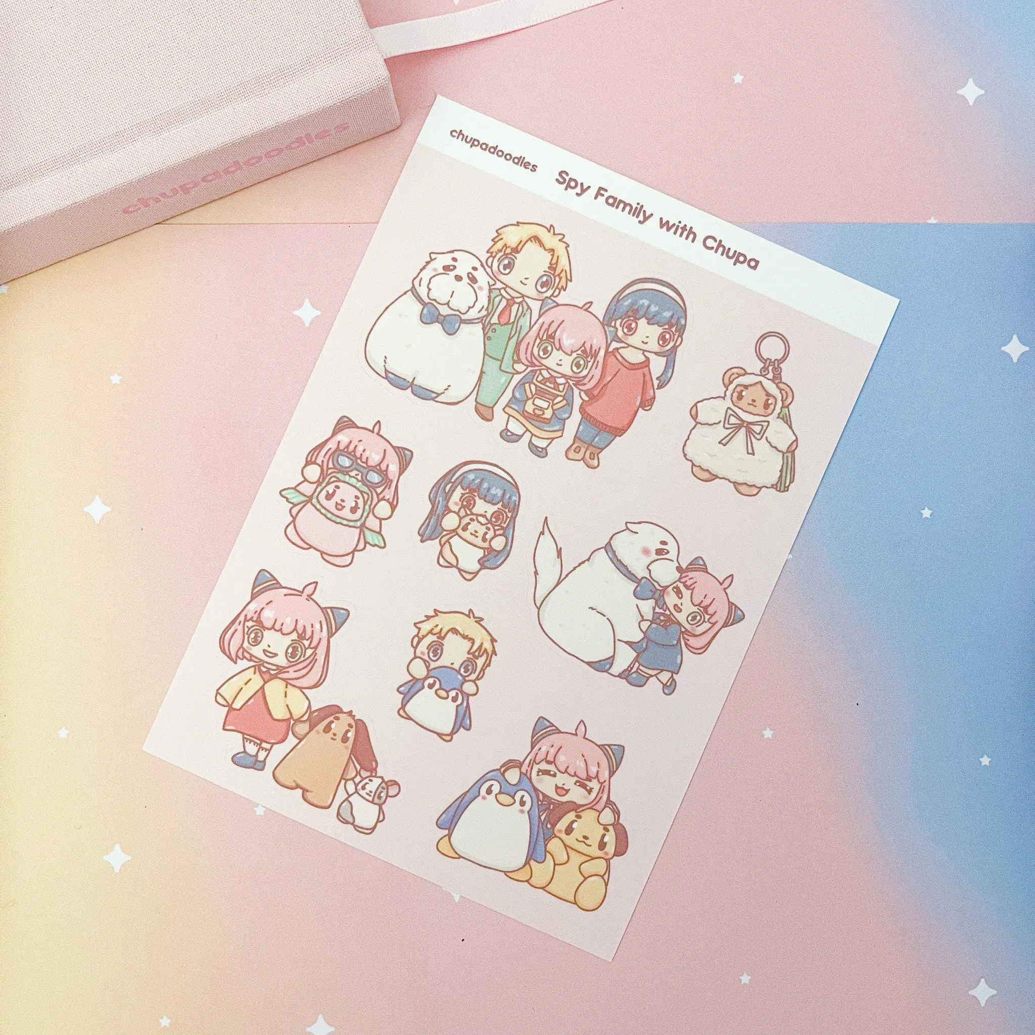 Spy Family Cute Sticker Sheet