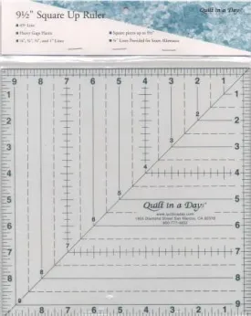 Square Up Ruler 9 1/2in