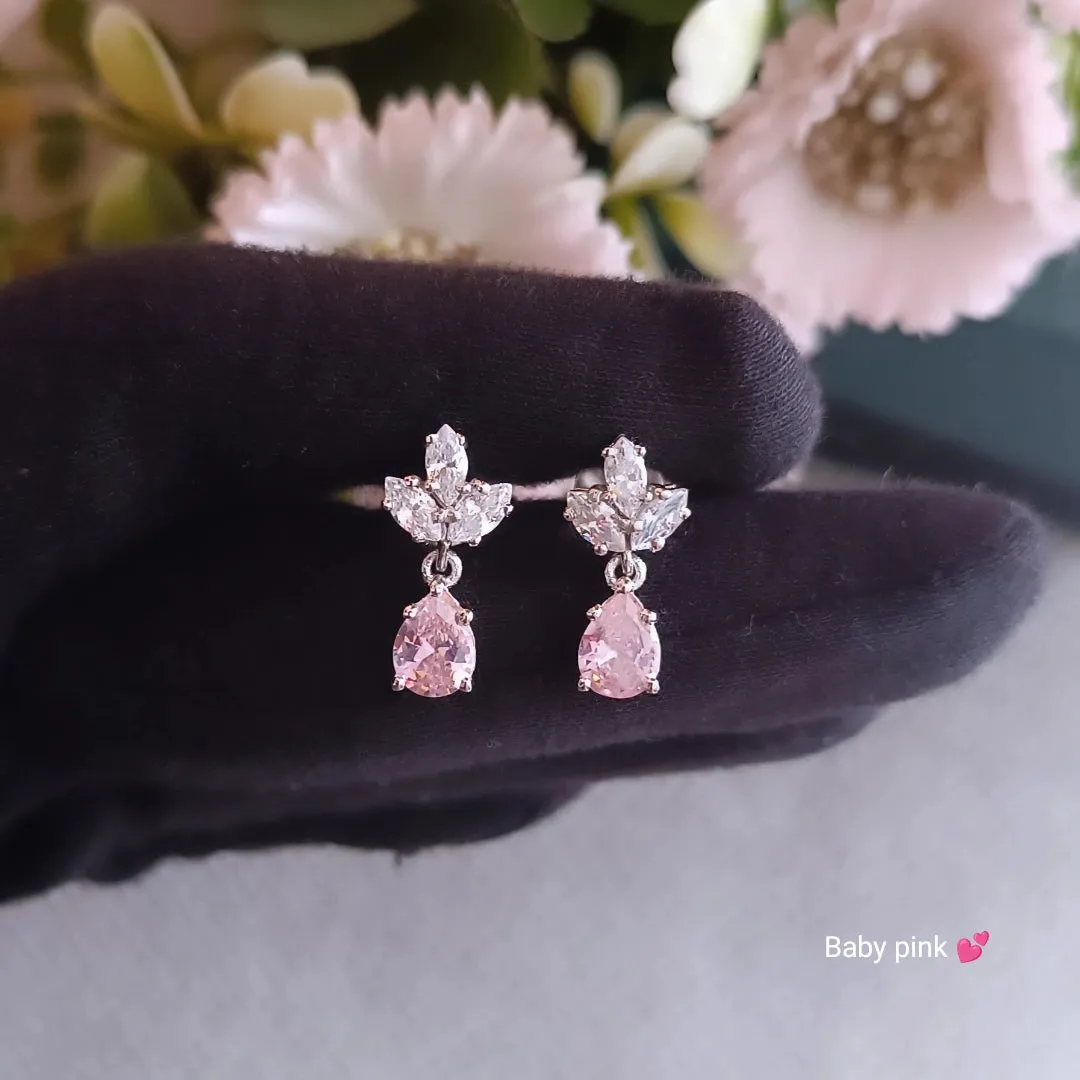 SST 098 | PINK SAPPHIRE DANGLE EARRING