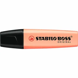 Stabilo Boss Highlighter Pastel Creamy Peach Box 10