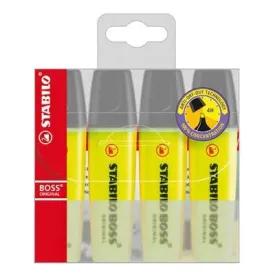 Stabilo Boss Highlighters Yellow Pack 4