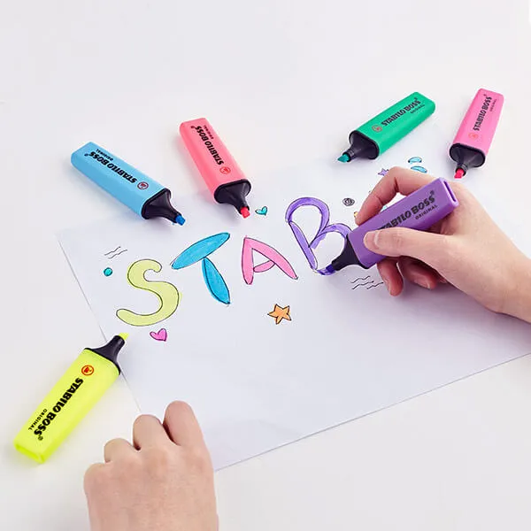 STABILO BOSS Original Highlighters 9 Colors Pack