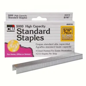 Standard Staples (1 box/5000pcs.), #84500 (J-24)