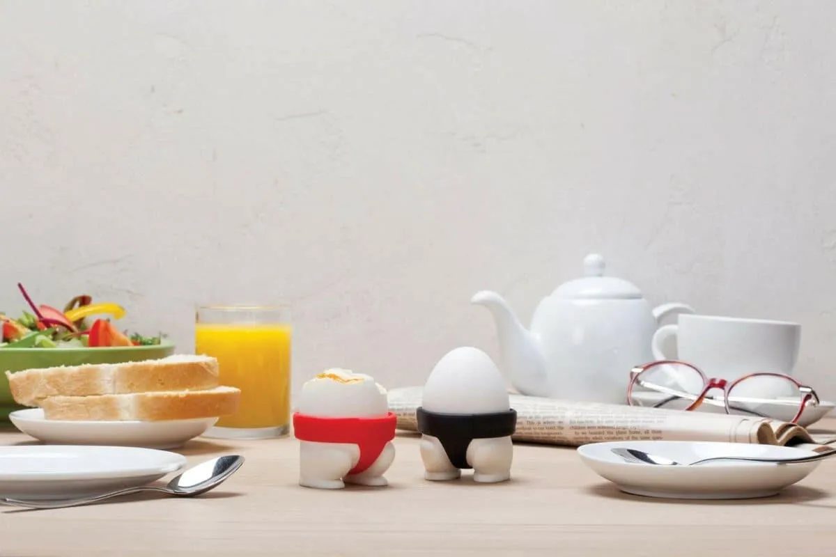 Sumo Eggs 2 Egg Cup Holders Set, Makes Meal Times Fun