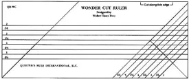 The Wonder Cut Ruler