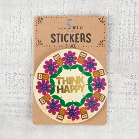 Think Happy Sticker