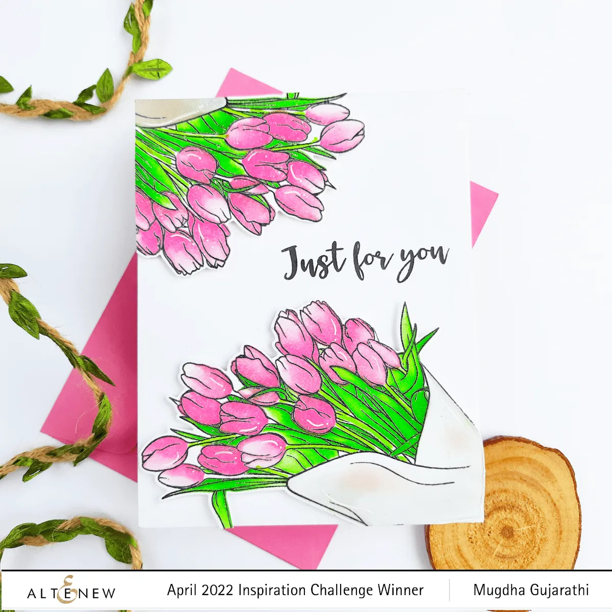 Tulip Bouquet 3D Embossing Folder