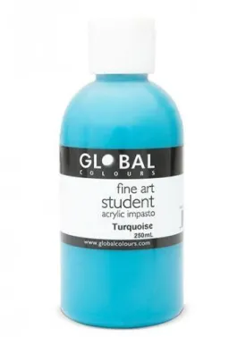 Turquoise Acrylic Paint - 250ml