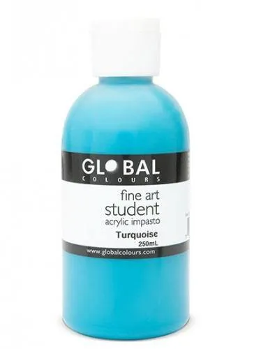 Turquoise Acrylic Paint - 250ml