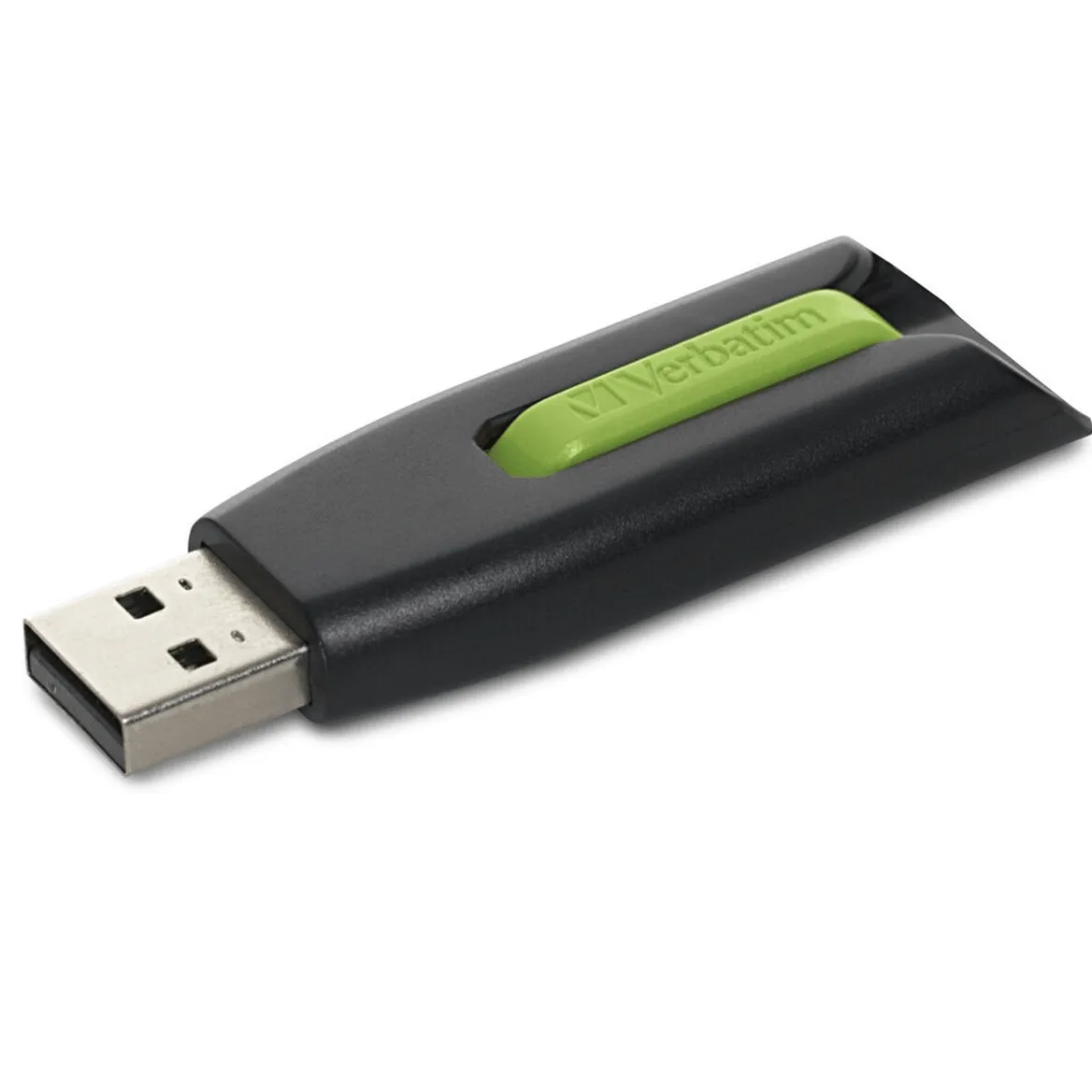 Verbatim Store N Go V3 3.0 Retractable USB Stick Drive Green 16GB High Speed