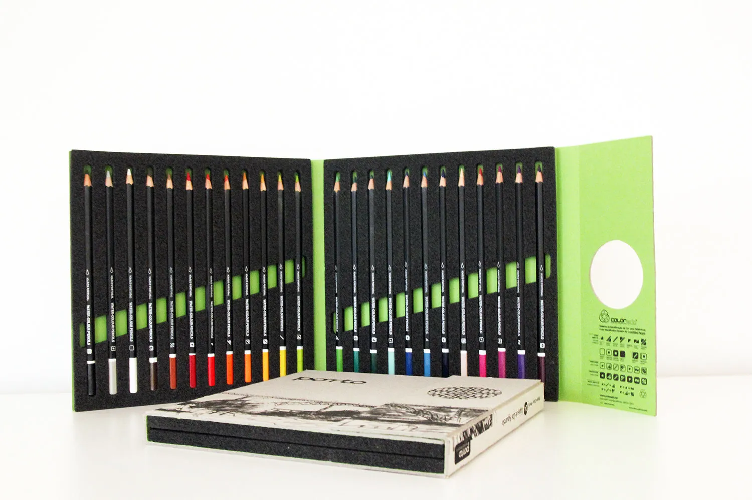 Viarco Silk Screen Series Watercolour Pencil Set 24