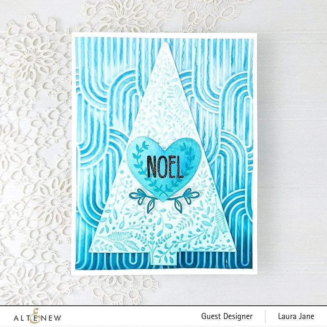 Winter Foliage 3D Embossing Folder