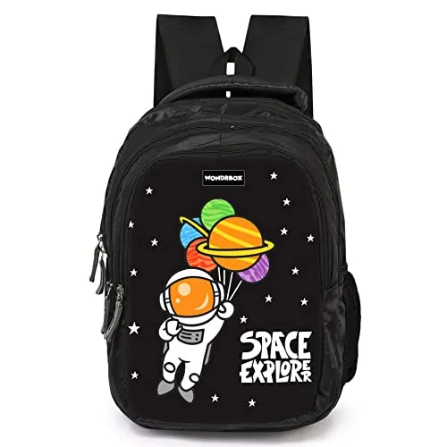 WONDRBOX Astronaut School Bag For Boys and Girls Age 8 and above