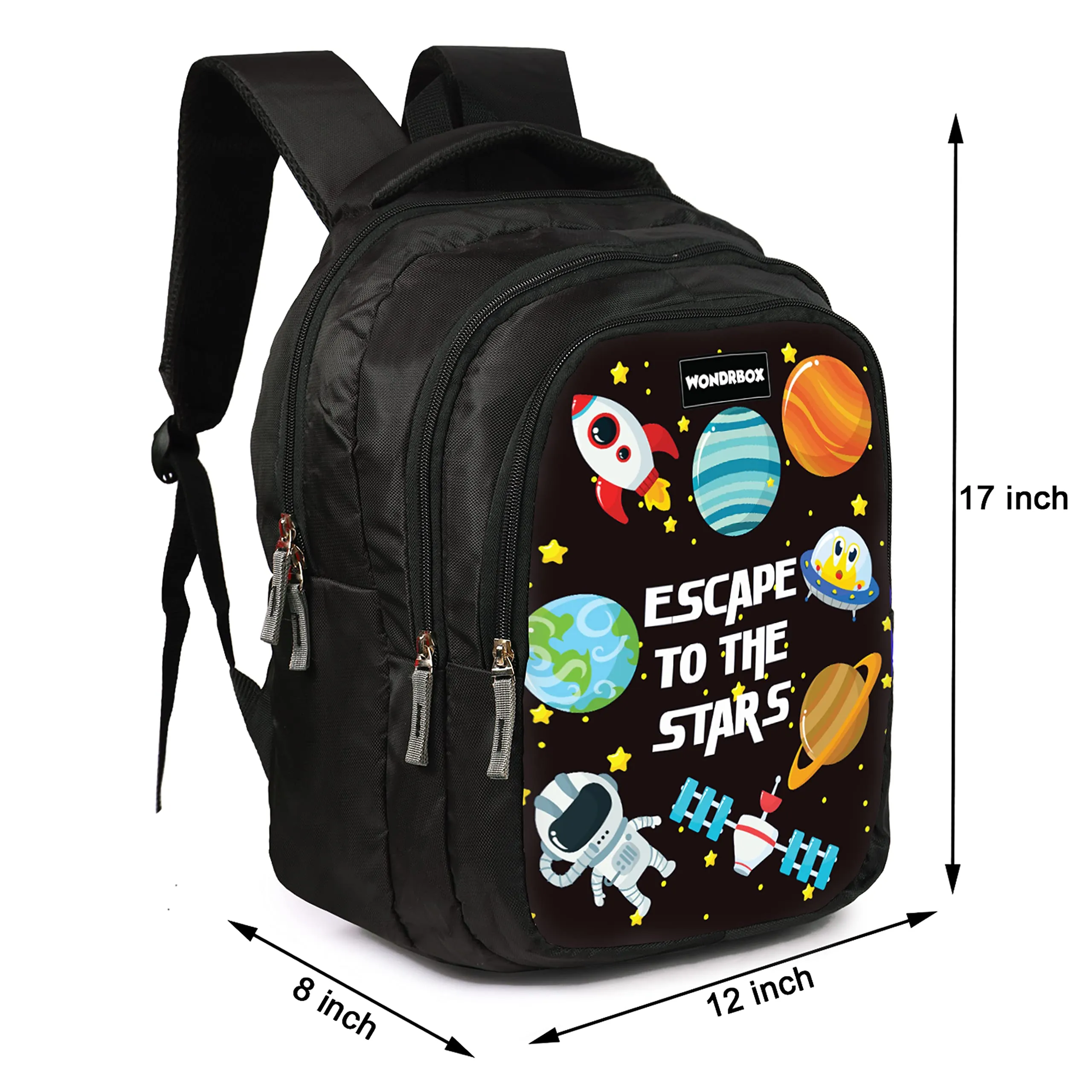 WONDRBOX Solar School Bag For Kids Age 8 and above