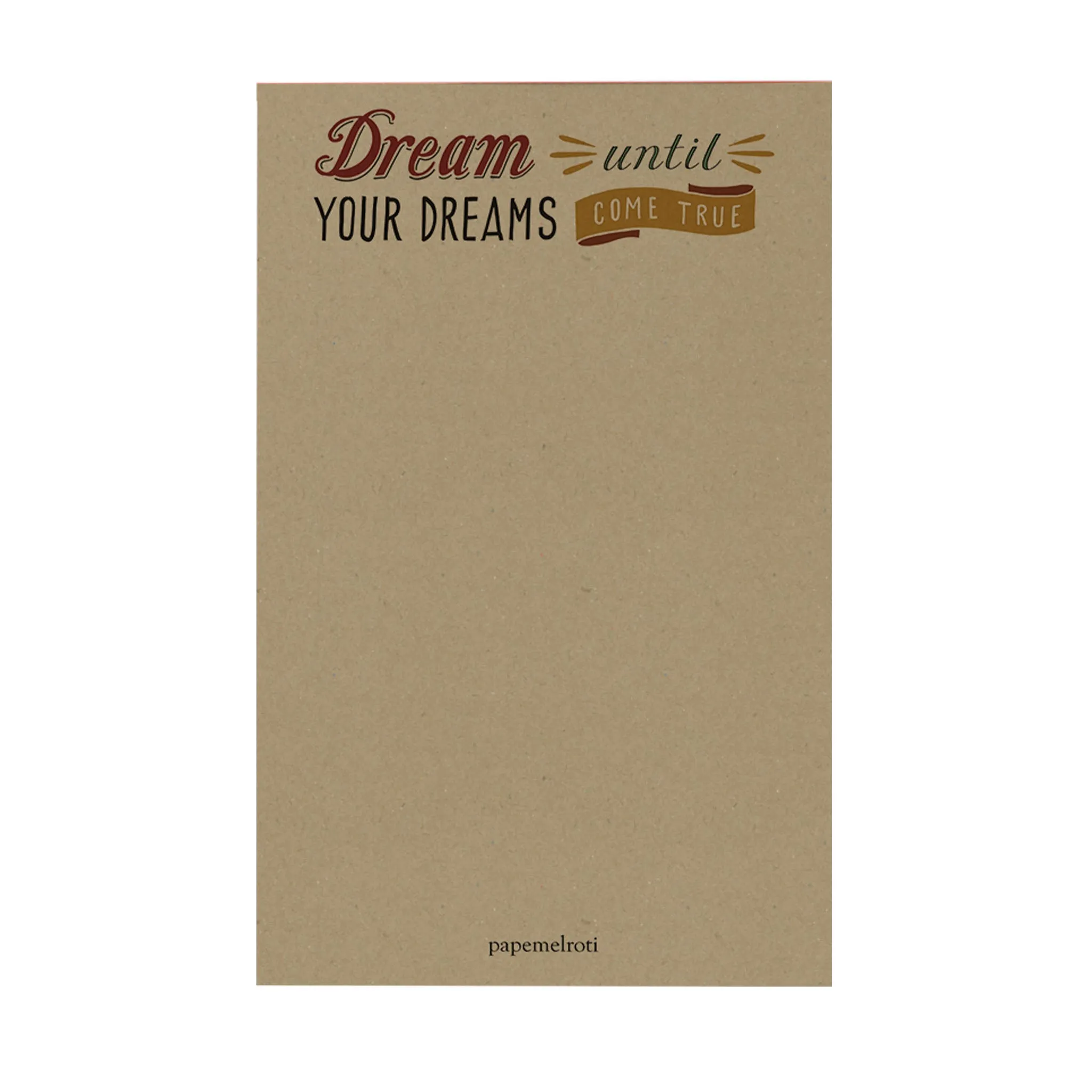 Words That Inspire Colored Notepad