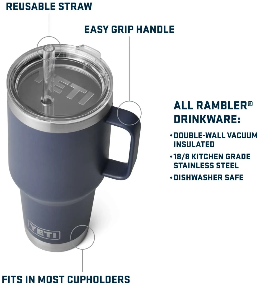 Yeti Rambler 35 oz. Straw Mug