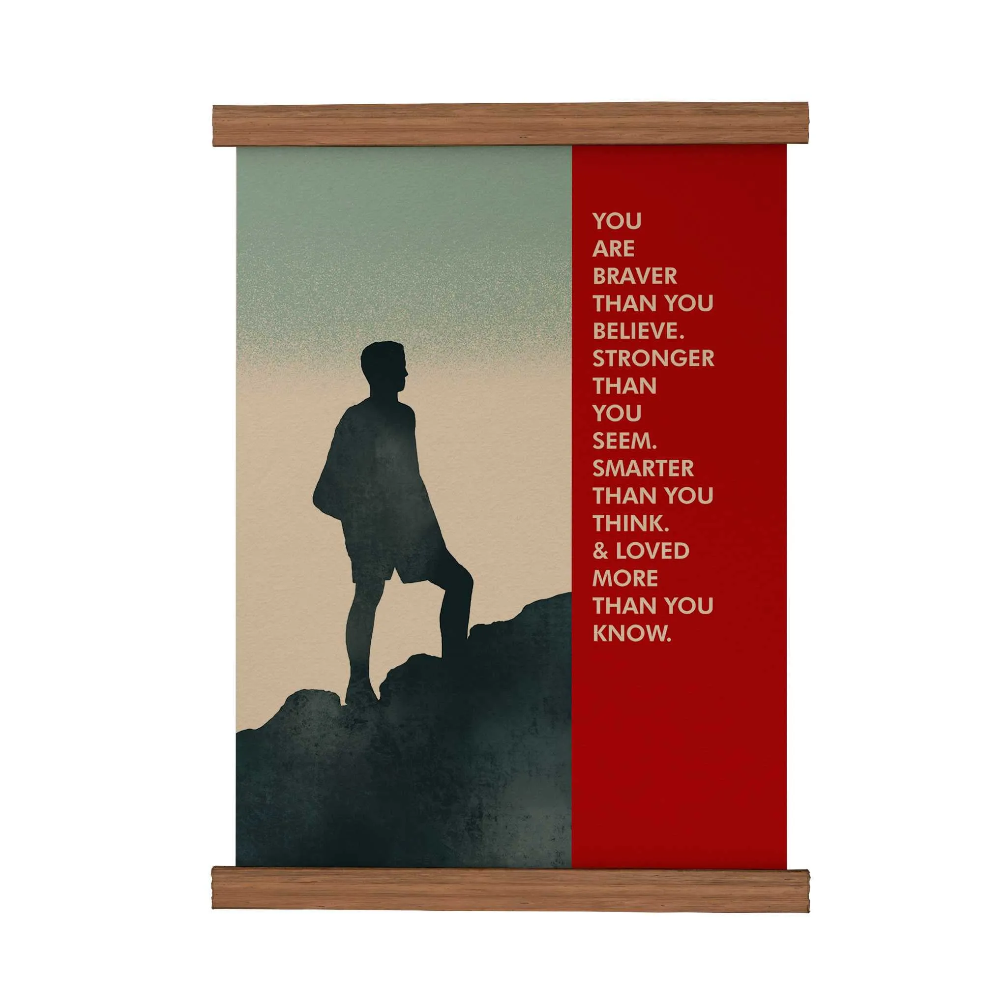 You Are Braver Scroll Poster [CLEARANCE]