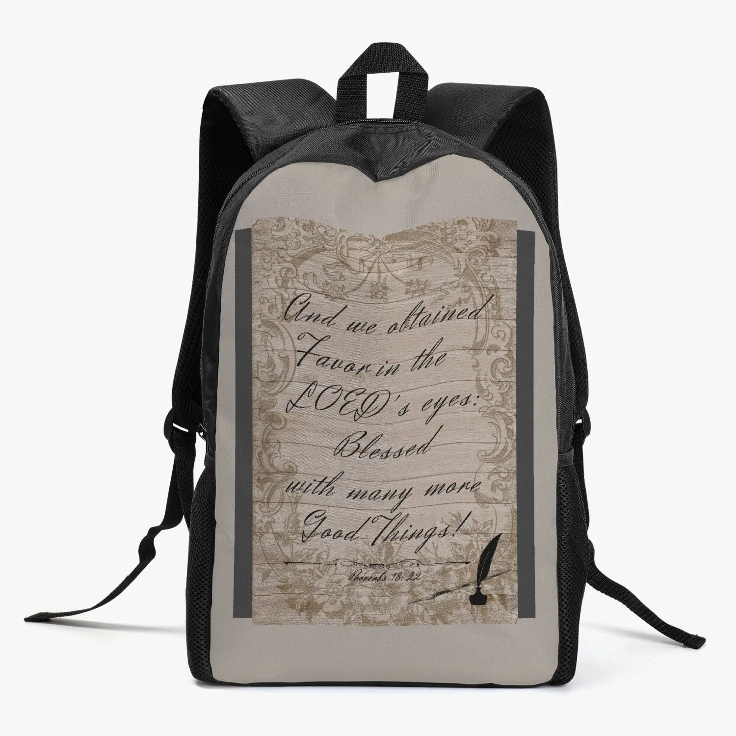 Youth's Proverbs 18:22 Vitage Matching Backpack