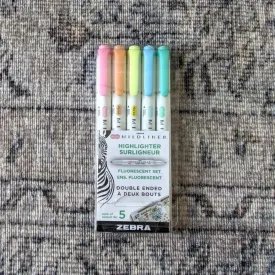 Zebra Mildliner Highlighters