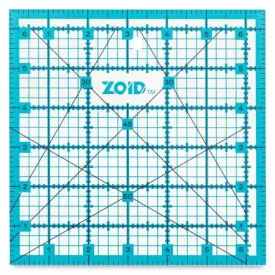 ZOID 6-1/2in x 6 1/2in Non-Slip Ruler